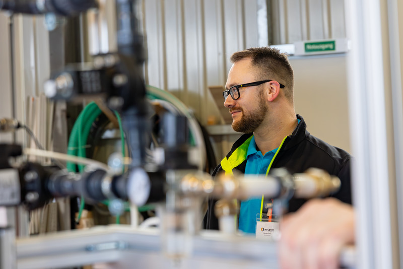 Techniker bei der Arbeit